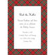 Red Plaid Invites Image 2 of 4
